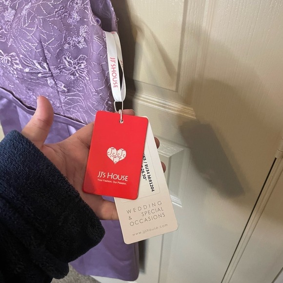 JJ’s House Formal Prom Wedding Dress Purple Size 4 - Picture 8 of 9